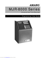 Amano MJR-8000 Series Manuals | ManualsLib