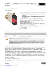 Banner Es Fa 9aa Instruction Manual Pdf Download