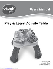 play & learn activity table