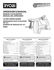 Ryobi P4001 Manuals | ManualsLib