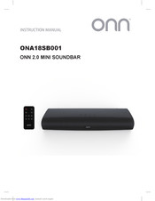 onn soundbar model ona18sb001