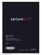 Lg Cord Zero A9 Manuals | ManualsLib