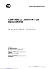 Allen-bradley 1769-CRR3 Manuals