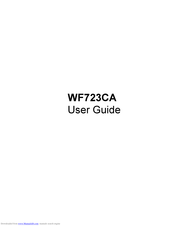 Zte Wf723ca Manuals Manualslib