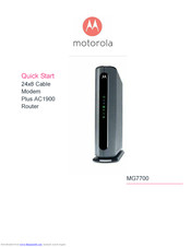 Motorola MG7700 Manuals | ManualsLib