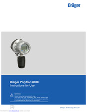 Dräger Polytron 8000 Manuals | ManualsLib