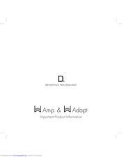 definitive technology w7 factory reset