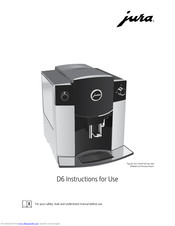 Jura D6 Manuals Manualslib