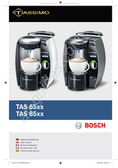 Bosch Tassimo Tas 65 Series User Manual Pdf Download Manualslib