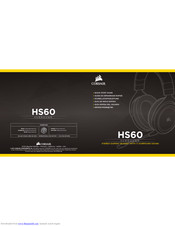 Corsair HS60 Manuals | ManualsLib