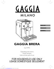 brera gaggia manual operating instructions manualslib manuals pages