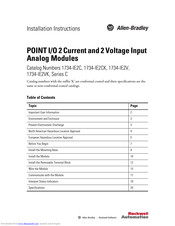 Allen-bradley 1734-IE8C Manuals