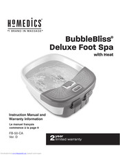 Homedics Foot Spa With Heat Instructions | Home Decoration