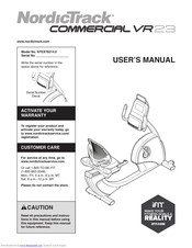 Nordictrack COMMERCIAL VR23 Manuals | ManualsLib