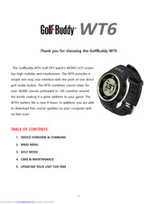 golf buddy wt6 instructions