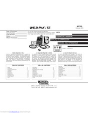 Lincoln electric WELD-PAK 155 Manuals | ManualsLib