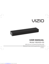 Vizio SB2020n-G6 Manuals | ManualsLib