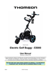 thomson golf buggy electric trolley