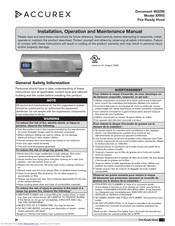 Accurex XRRS Manuals | ManualsLib