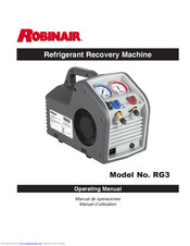 Robinair RG3 Manuals | ManualsLib