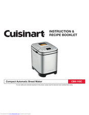 Cuisinart Cbk 110c Manuals Manualslib