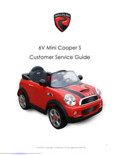 rollplay 6v mini cooper