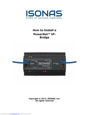 Isonas Powernet Ip Bridge 2 Manuals Manualslib