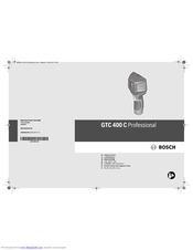Bosch Gtc 400 C Professional Manuals