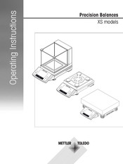 Mettler Toledo XS603S Manuals