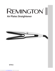remington air plates straightener s7412