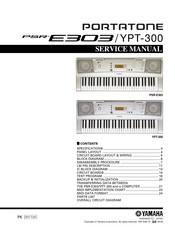Yamaha PORTATONE PSR-E303 Manuals | ManualsLib