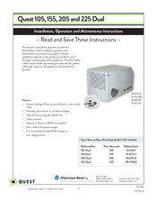 Quest engineering 225 Dual Manuals | ManualsLib