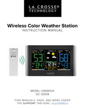 La crosse technology C85845V3 Manuals | ManualsLib
