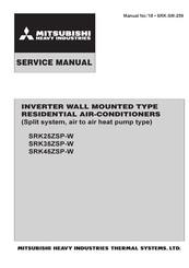 Mitsubishi Heavy Industries Srk35zgx S Manuals Manualslib
