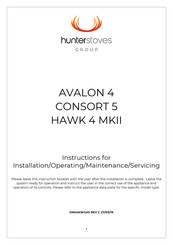 Hunter Stoves Gtbcn5nr1b Manuals