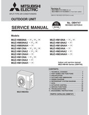 Mitsubishi electric MUZ-HM24NA2-U1 Manuals | ManualsLib