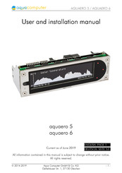 Aqua computer aquaero 6 Manuals | ManualsLib