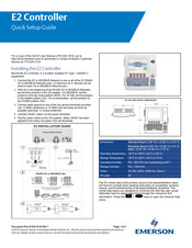 Emerson E2 Manuals | ManualsLib