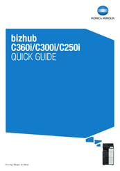 Featured image of post Konica Minolta Bizhub C300I Manual