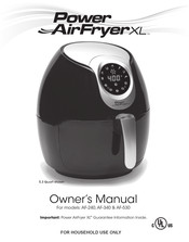Power airfryer XL AF-340 Manuals | ManualsLib