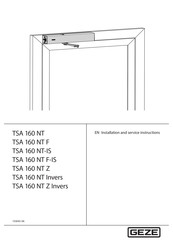 Geze Tsa 160 Installation Manual