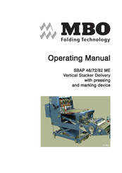 Mbo folder parts manual