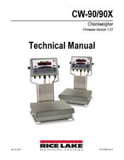 Rice lake CW-90X Manuals | ManualsLib