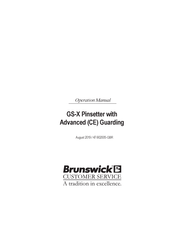 pinsetter brunswick gs manual operation manualslib manuals pages