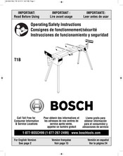 Bosch T1b Manuals