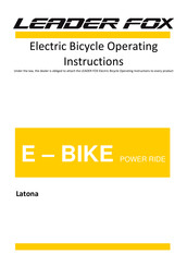 e bike leader fox