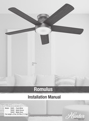 Hunter Romulus Series Installation Manual Pdf Download