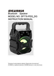 sylvania bluetooth speaker sp5776