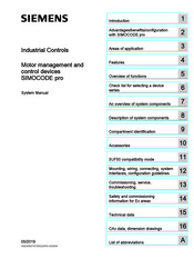 Siemens SIMOCODE pro V EIP Manuals