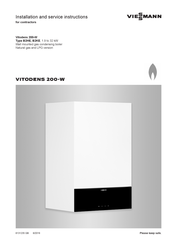 Viessmann Vitodens 200 W B2he Installation And Service Instructions Manual Pdf Download Manualslib